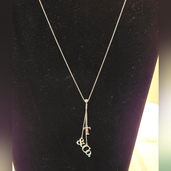 Tiffany & Co. Sterling Silver Vintage Lariat Necklace. 16" EUC. Full Inclusion - Picture 11 of 12